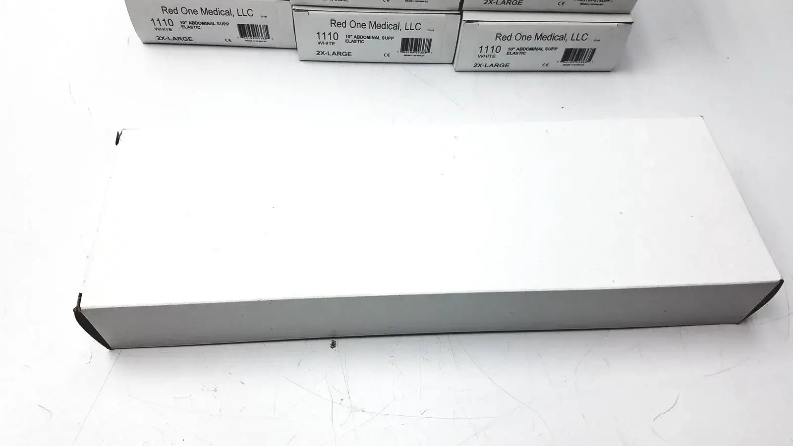 Red One Medical 1110 White 10" Abdominal Support Elastic Size 2X-L - Lot of 11 Abdominal Binder, new product photo 3