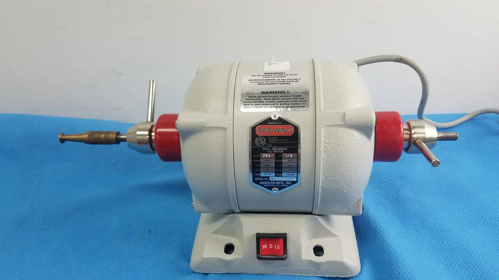 Reuse Medical Red Wing 26A Dental Jewelry Polishing Speed Motor Grinder Other Medical & Lab Equipment, second-hand product photo 1