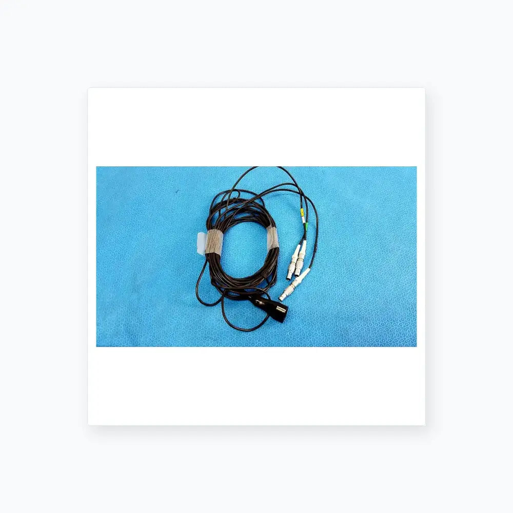 Reuse Medical Equipment Redel Cables Three LEMO Connectors Green Black White Multi-Connector Cable, second-hand product photo 4