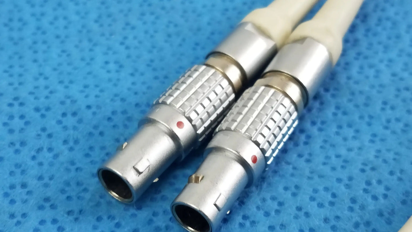 Reuse Medical Equipment Redel Cables Three LEMO Connectors Green Black White Multi-Connector Cable, second-hand product photo 7