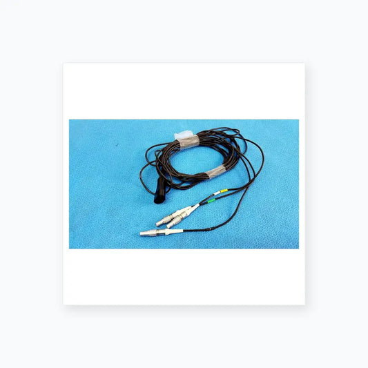 Reuse Medical Equipment Redel Cables Three LEMO Connectors Green Black White Multi-Connector Cable, second-hand product photo 1