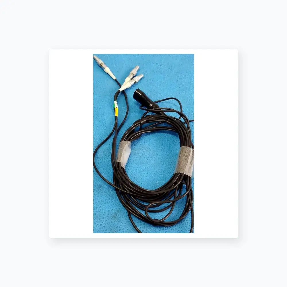 Reuse Medical Equipment Redel Cables Three LEMO Connectors Green Black White Multi-Connector Cable, second-hand product photo 3