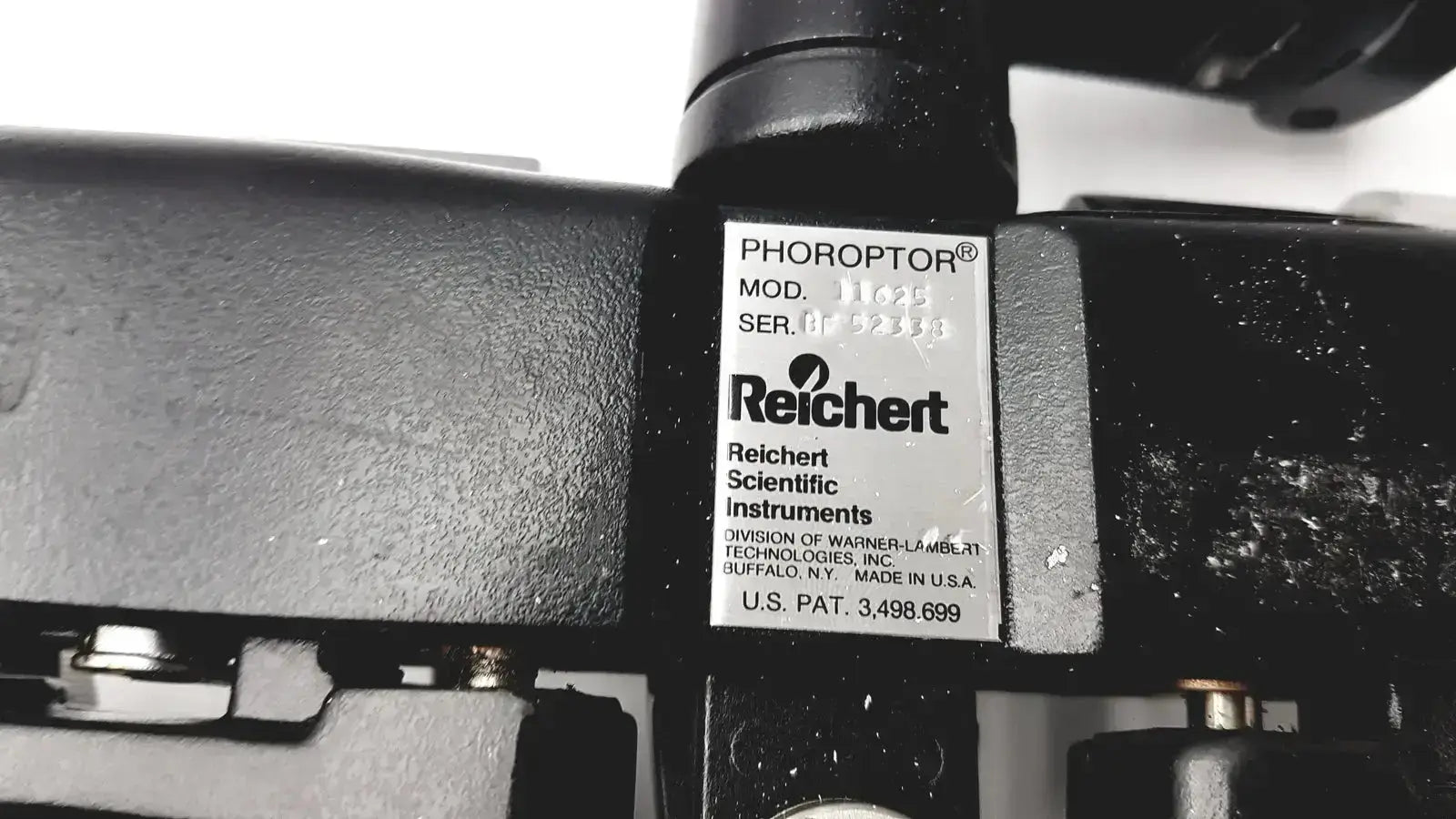 Reichert 11625 Minus Cylinder Phoropter Refracting Instrument - Has Some Damage Phoropter, as-is (for parts) product photo 15