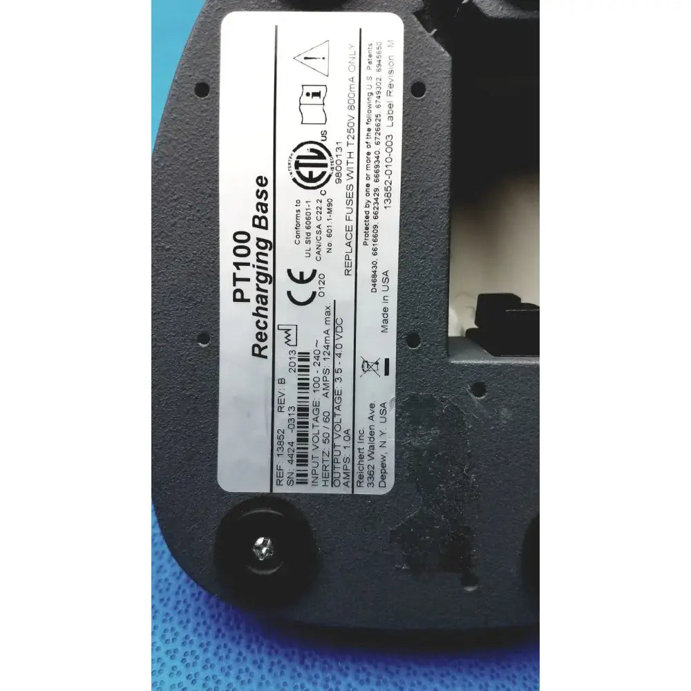 Reichert PT100 Recharging Base for Portable Non-Contact Tonometer NCT Medical Equipment Part, second-hand product photo 14
