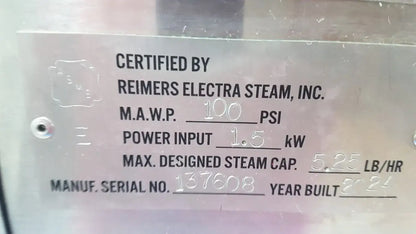 Reimers JR06 Steam-Cleaning Machine – Industrial Steam Cleaner Unit Steam-Cleaning Machine, second-hand product photo 7