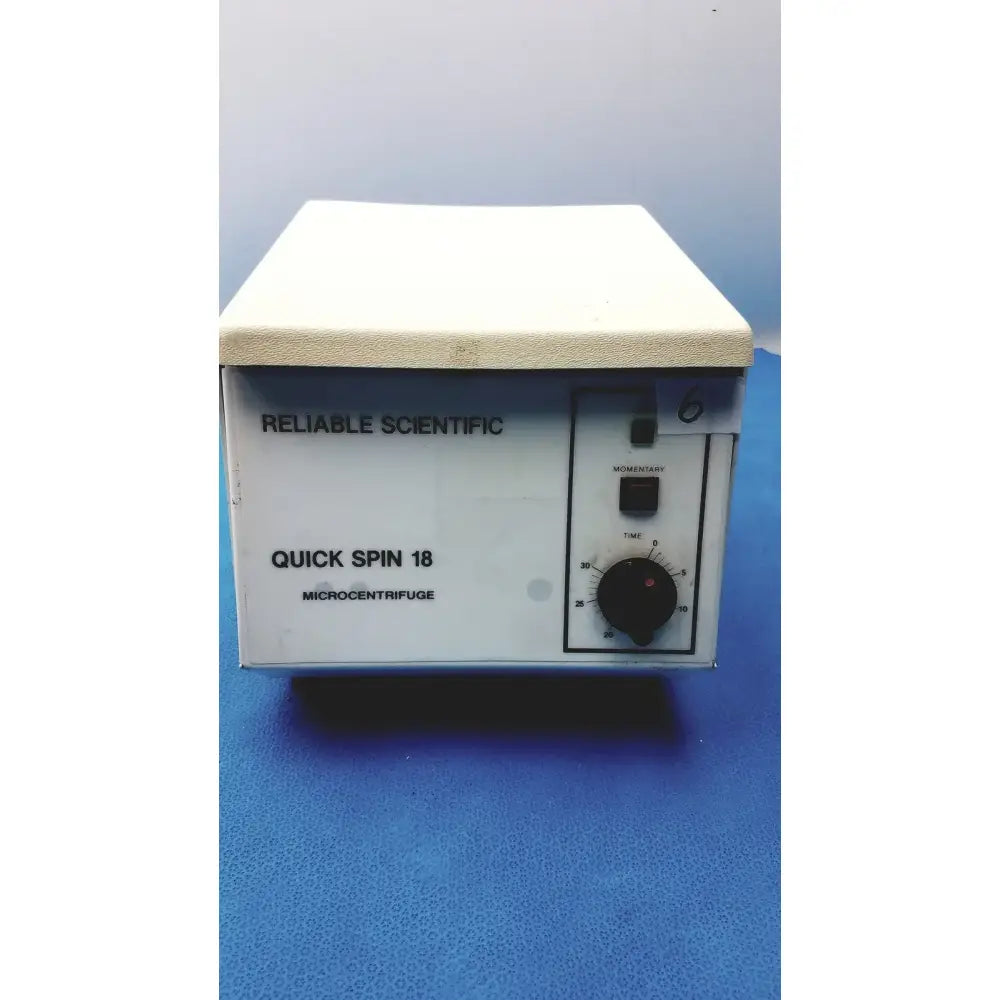 Reuse Medical Reliable Scientific Quick Spin 18 Micro Centrifuge 115V 6 Amp Laboratory Centrifuge Tubes, second-hand product photo 1