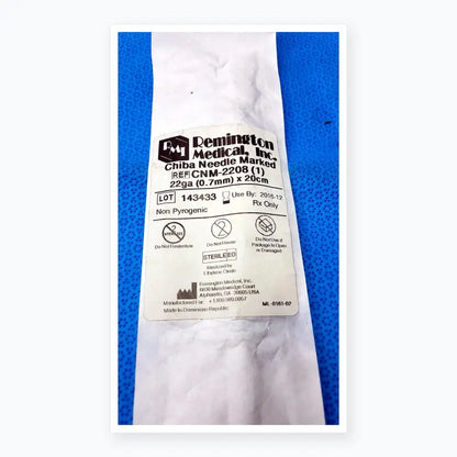Remington Medical CNM-2208 Chiba Biopsy Needle 22ga x 20cm Sterile Single