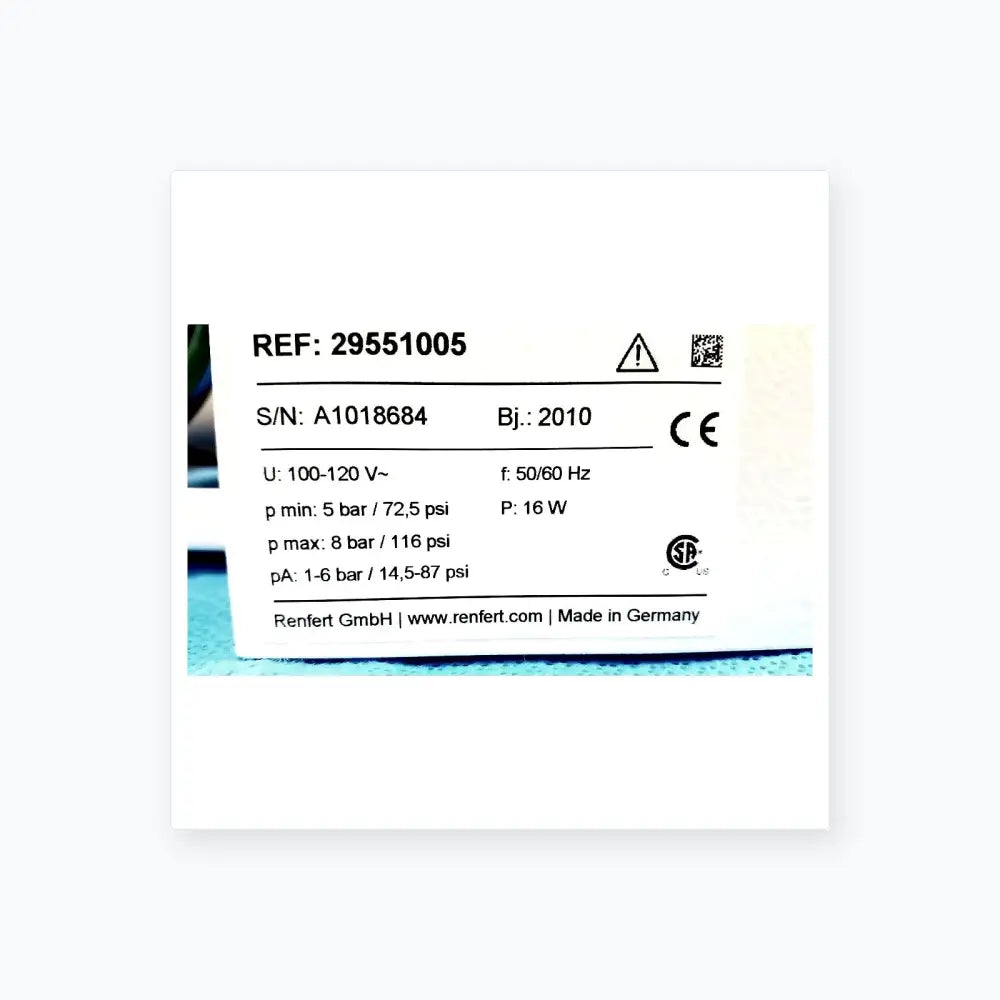 Renfert Basic Quttro IS Ref 29551005 With One Tank Laboratory Sandblasting Unit, second-hand product photo 18
