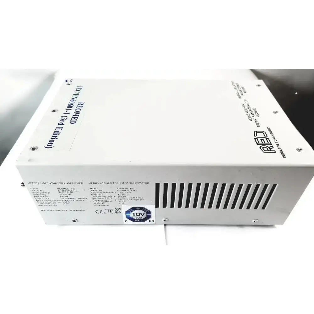 REO Reomed 600 IEC/EN60601-1 Medical Isolating Transformer 3rd Edition Medical Isolating Transformer, second-hand product photo 6