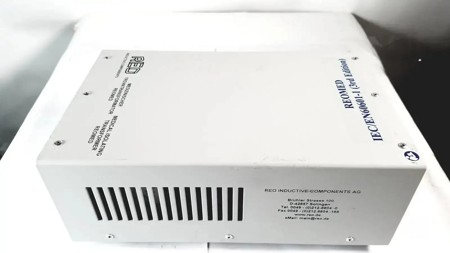 REO Reomed 600 IEC/EN60601-1 Medical Isolating Transformer 3rd Edition Medical Isolating Transformer, second-hand product photo 10