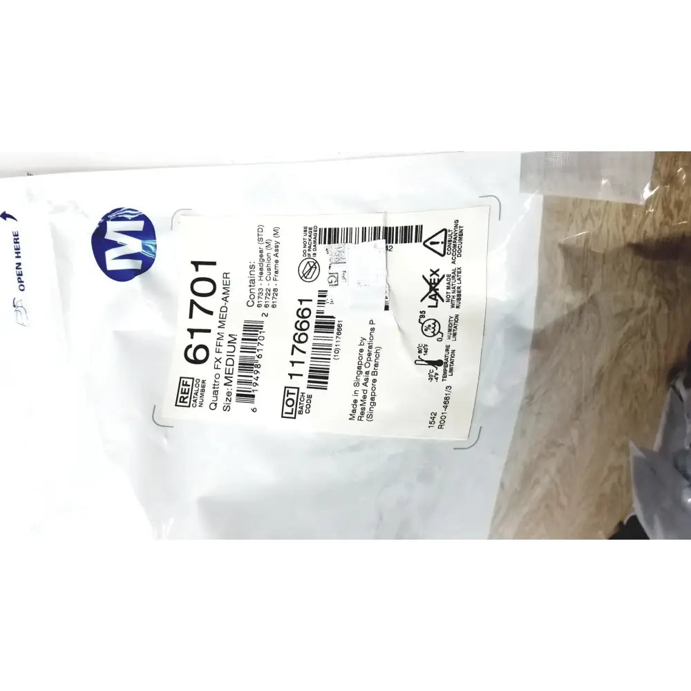 Resmed Quattro FX FFM Med-Amer Size Medium Ref 61701 CPAP Mask Component, second-hand product photo 3