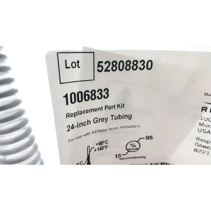 Respironics 1006833 Replacement Part Kit 24-inch Grey Tubing Replacement Parts, second-hand product photo 6