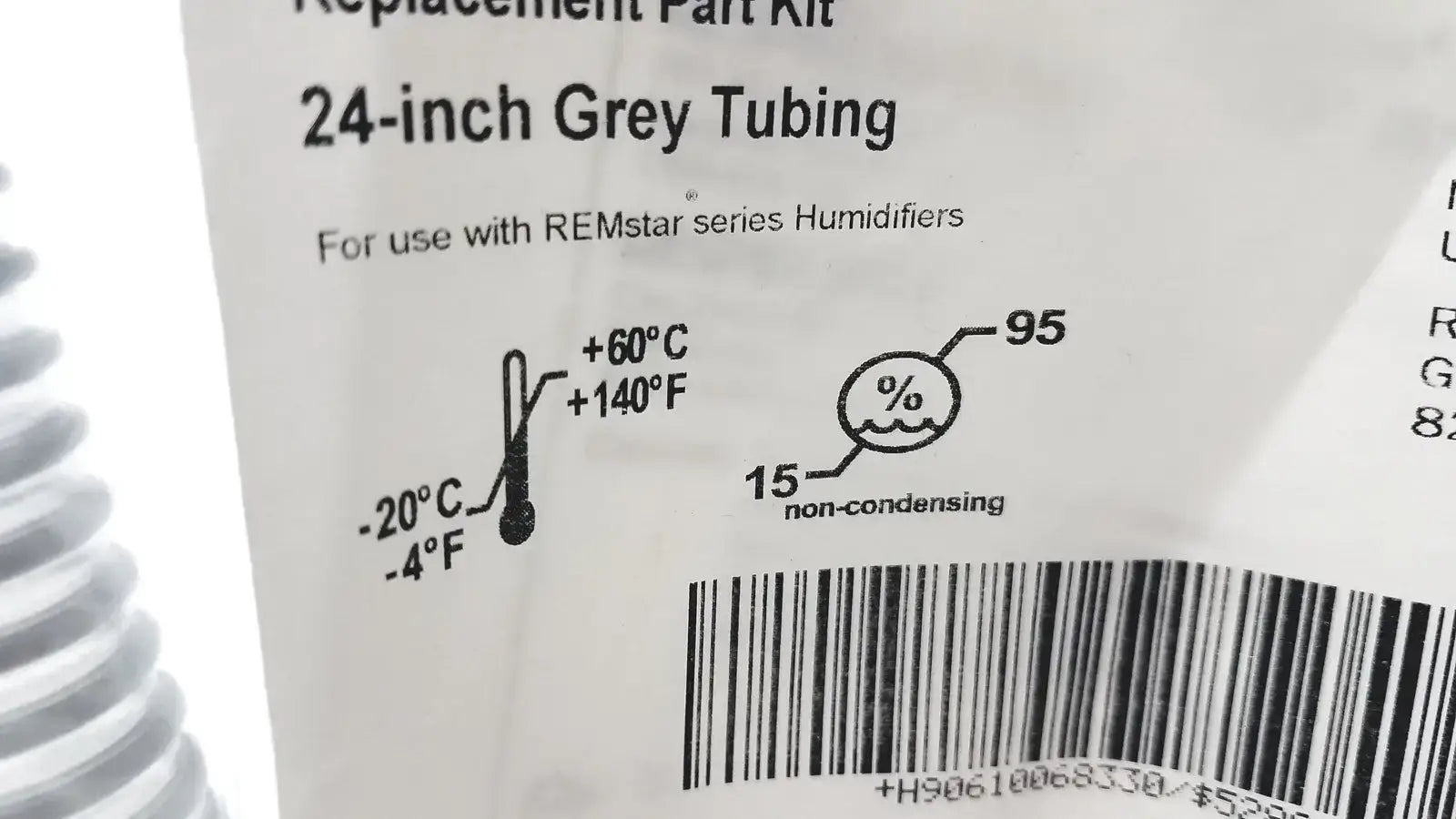 Respironics 1006833 Replacement Part Kit 24-inch Grey Tubing Replacement Parts, second-hand product photo 7