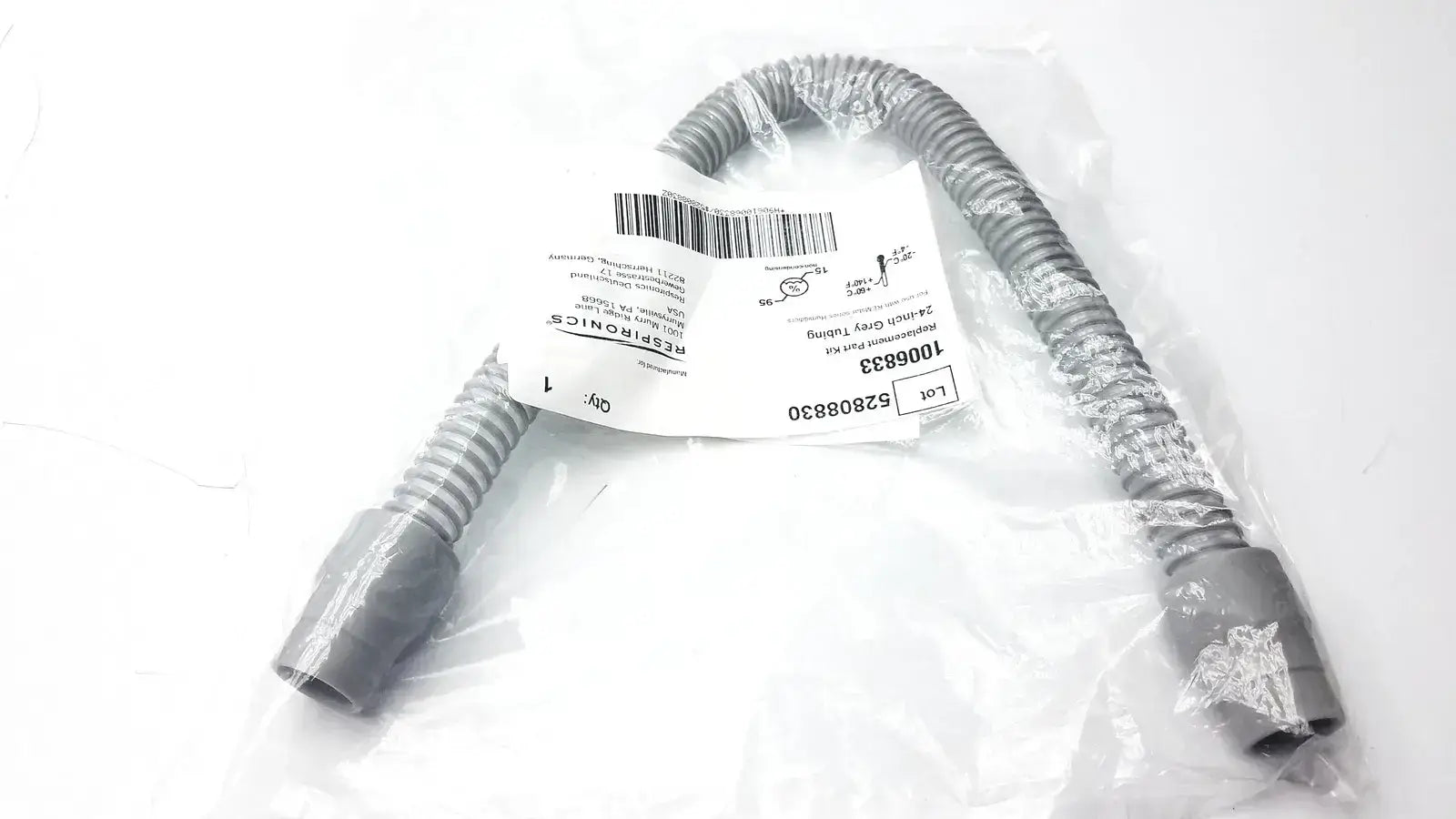 Respironics 1006833 Replacement Part Kit 24-inch Grey Tubing Replacement Parts, second-hand product photo 3