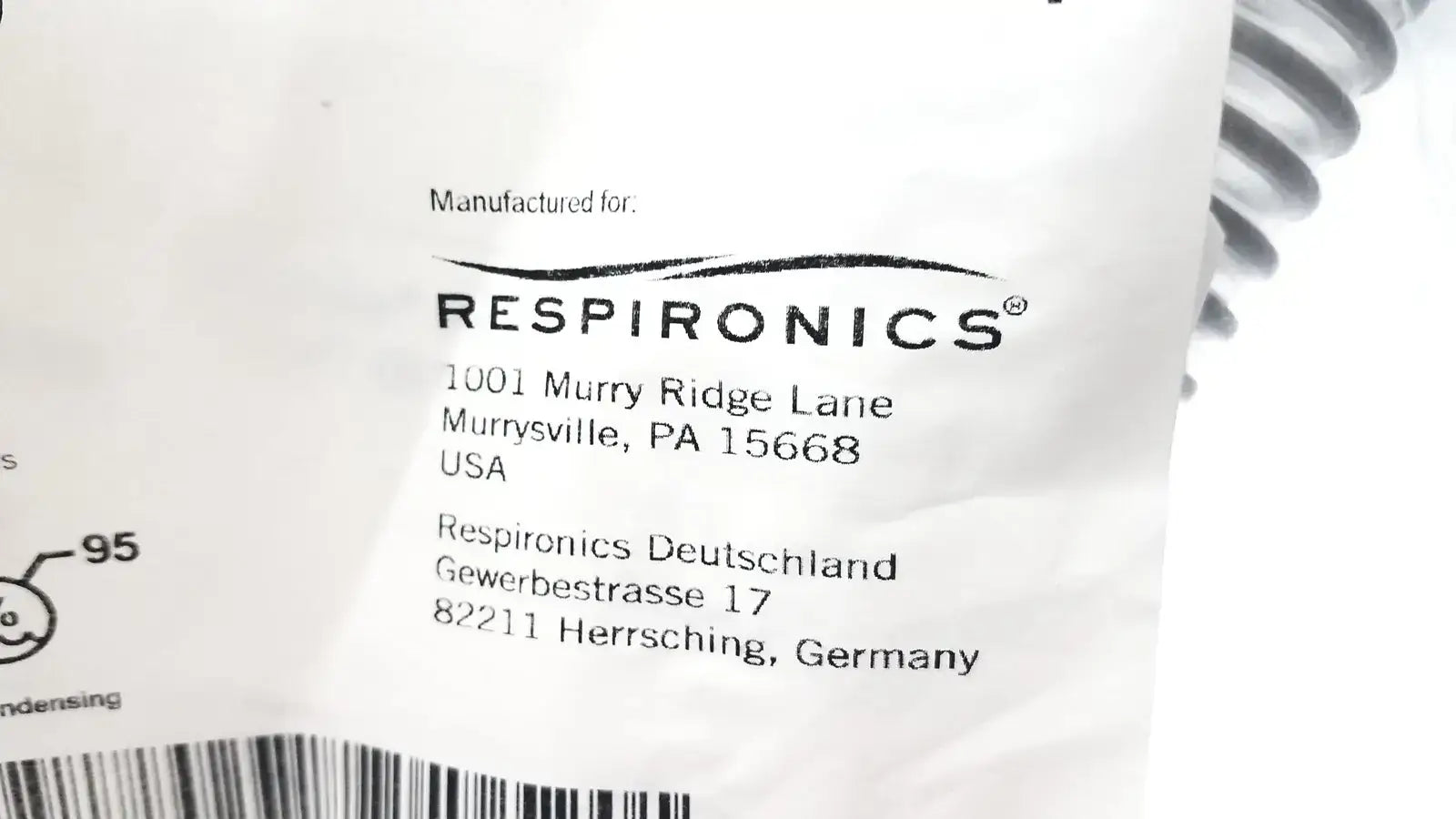 Respironics 1006833 Replacement Part Kit 24-inch Grey Tubing Replacement Parts, second-hand product photo 8