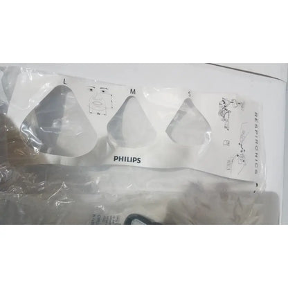 Philips respirocare mask sizing guide with l m s cutouts for af531 ee leak genuine oem reuse medical capstrap fitting
