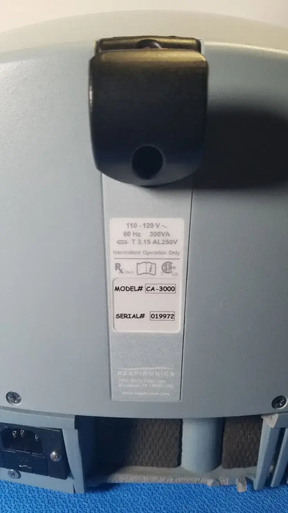 Respironics Cough Assist CA-3000 Cough Assist Device, as-is (for parts) product photo 6