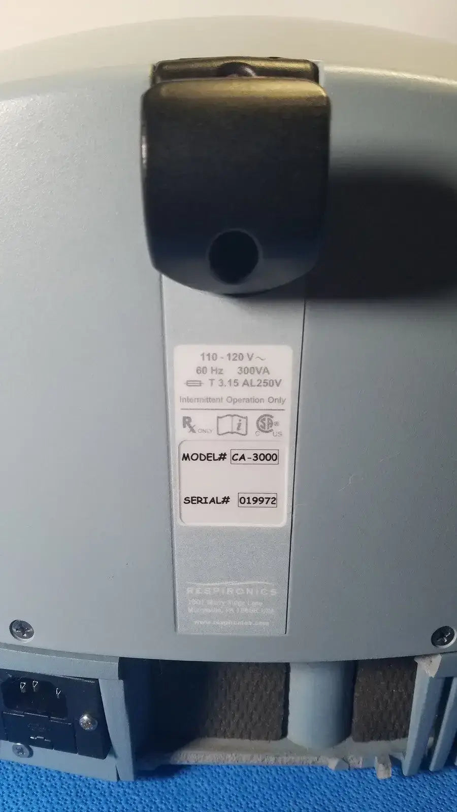 Respironics Cough Assist CA-3000 Cough Assist Device, second-hand product photo 6