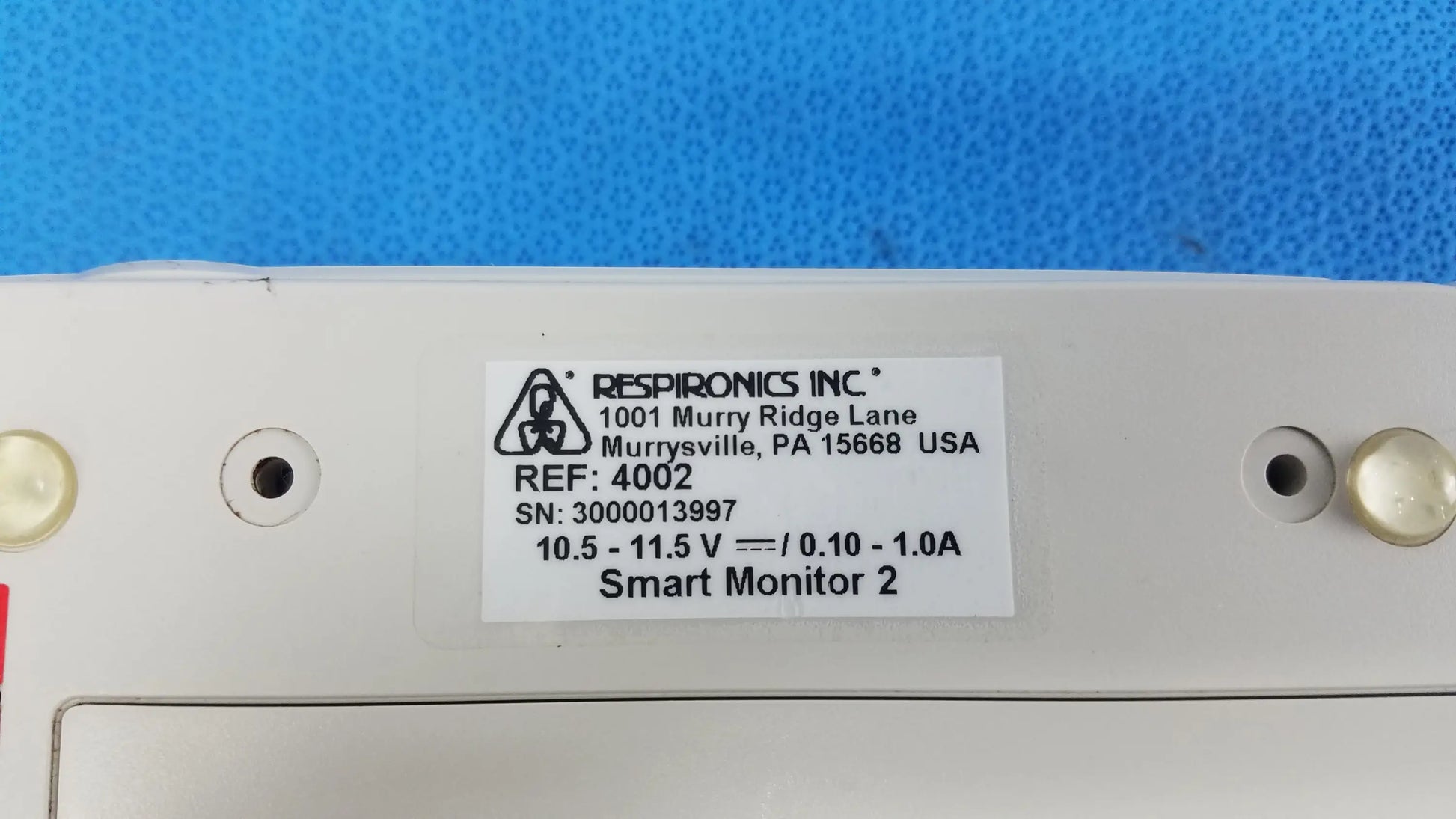 Respironics Smartmonitor 2 Apnea Monitor Ref 4002 Apnea Monitor, second-hand product photo 13