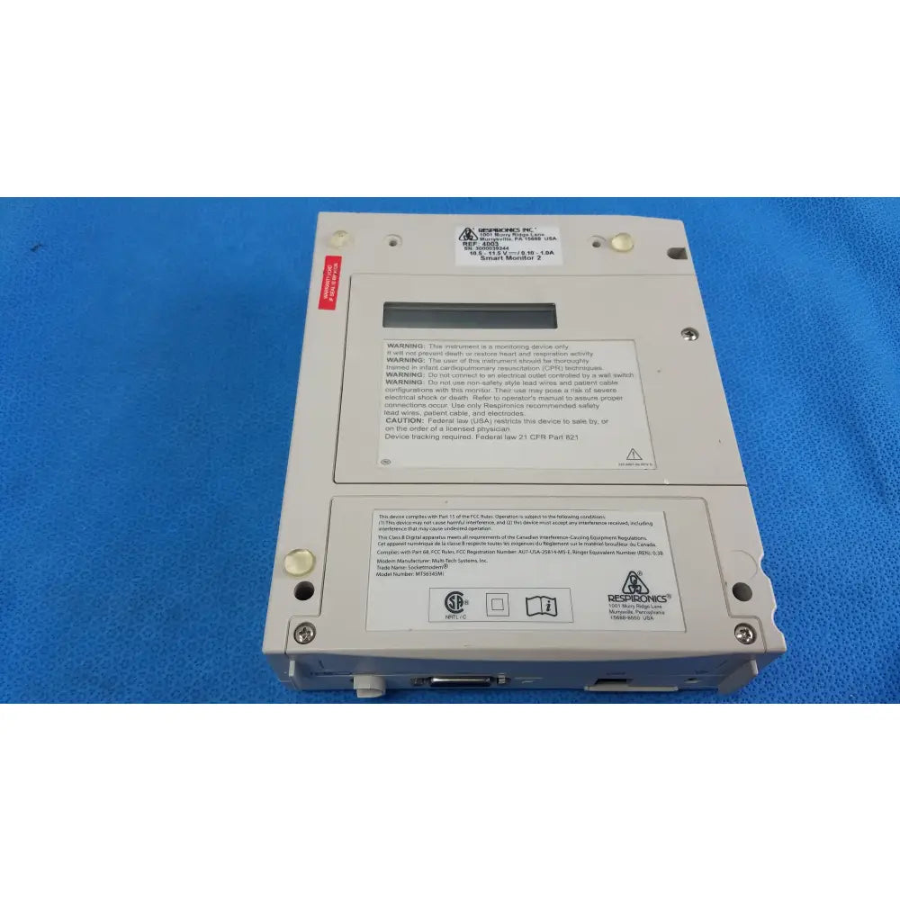 Respironics Smartmonitor 2 Apnea Monitor Ref 4003 Apnea Monitor, second-hand product photo 8