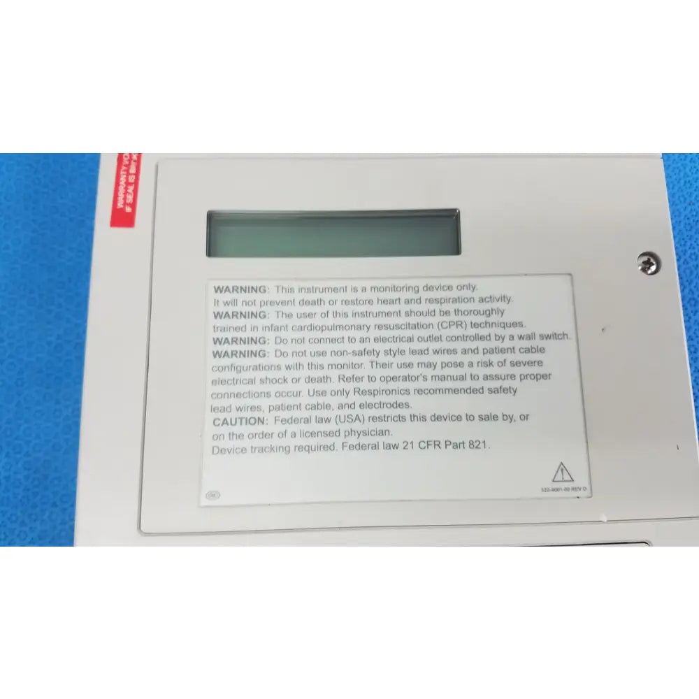Respironics Smartmonitor 2 Apnea Monitor Ref 4003 Apnea Monitor, second-hand product photo 10