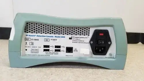 RF Surgical Systems Assure Detection Console 200X Surgical RF Detection Console, as-is (for parts) product photo 6