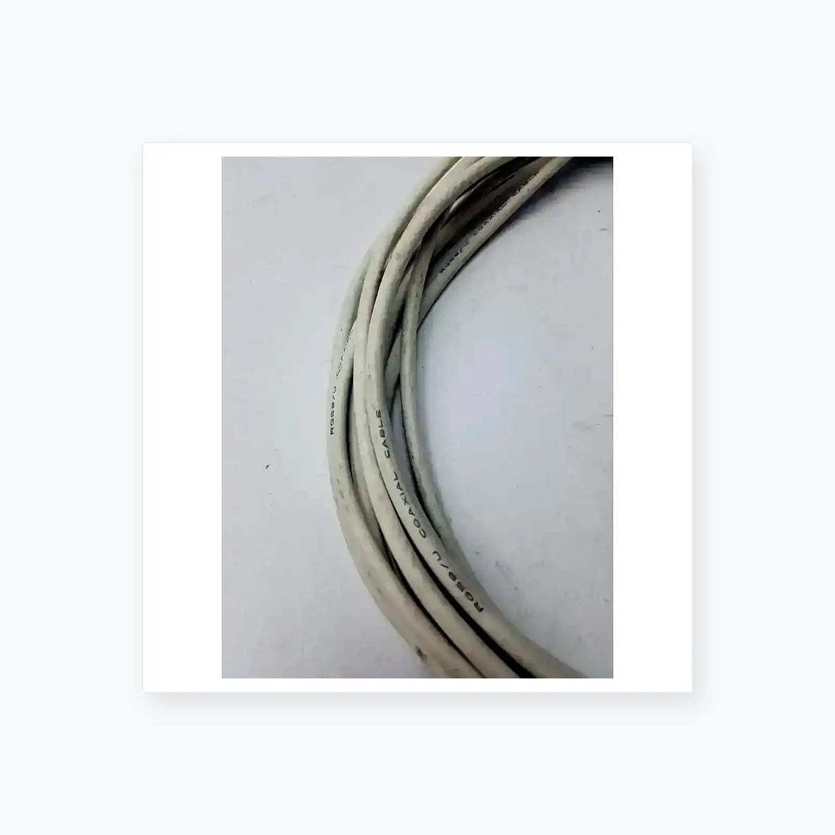 Generic RG59/U Coaxial Cable BNC Male to Male Connector Coax Cable for Video Coaxial Cable, second-hand product photo 5