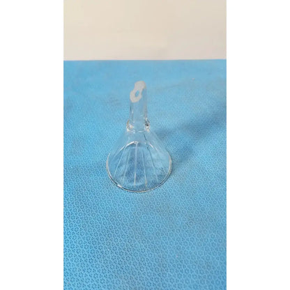 Generic Ribbed Glass Funnel, Laboratory Grade Laboratory Glassware, second-hand product photo 1