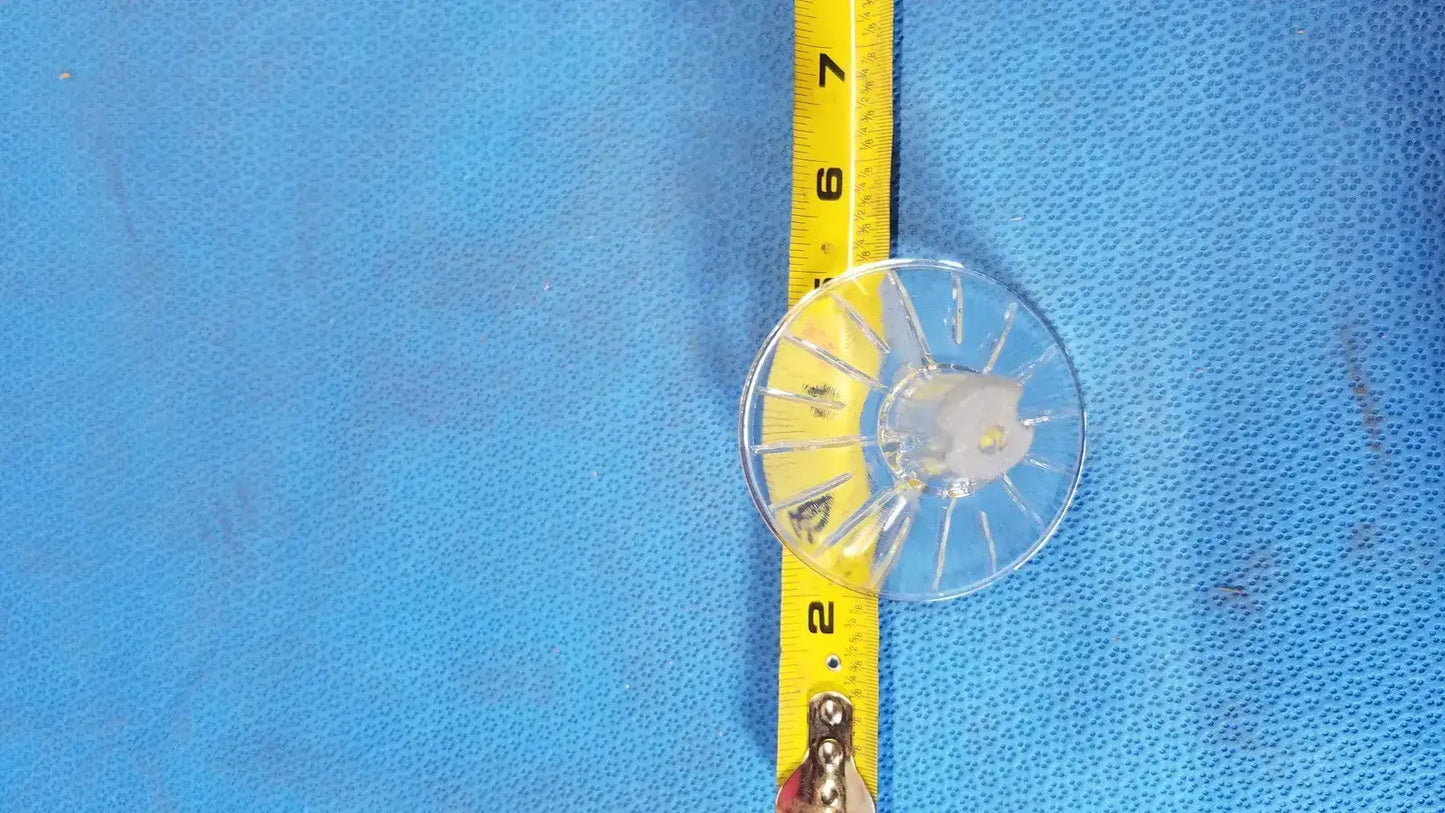 Generic Ribbed Glass Funnel, Laboratory Grade Laboratory Glassware, second-hand product photo 2
