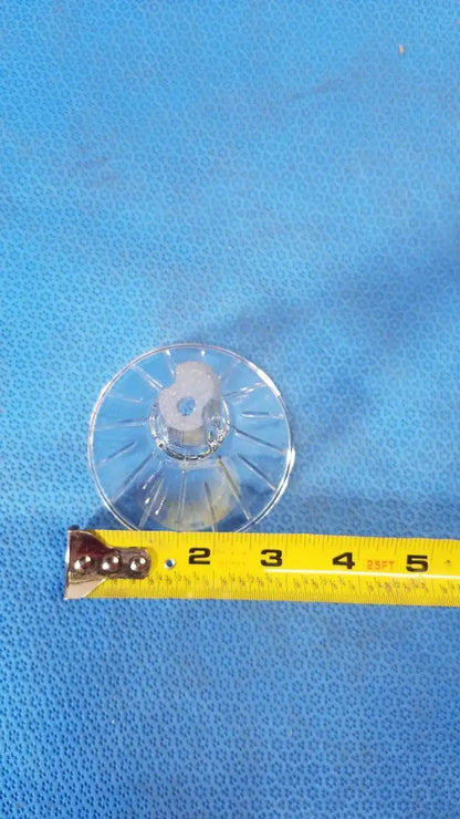 Generic Ribbed Glass Funnel, Laboratory Grade Laboratory Glassware, second-hand product photo 4