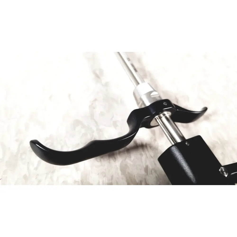 Black ergonomic handle with metallic shaft of richard wolf m821800 resectoscope designed for precision reuse medical use