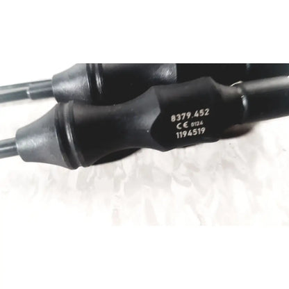 Black ergonomic screwdriver handles with engraved serial numbers and ce marking in richard wolf 8585.024 mini cystoscope tray