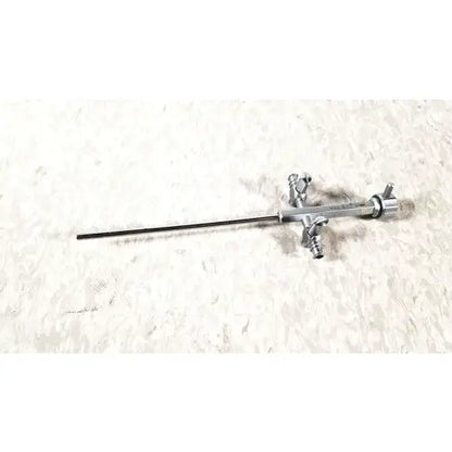 Silver richard wolf 8852.03 sheath surgical instrument with long slender shaft and articulated joints for reuse medical use