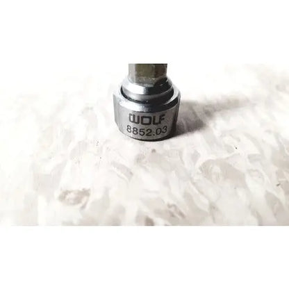 Silver metal socket wrench with wolf 8852.03 engraved on the head for richard wolf reuse medical sheath use