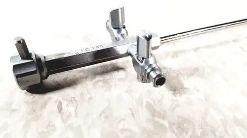 Silver metallic richard wolf 8852.03 sheath endoscope with slender articulated joints for reuse medical use