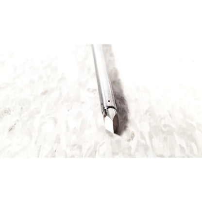 Silver metal drill bit with hexagonal shank and sharp tip for richard wolf 7mm endoscope sheath use