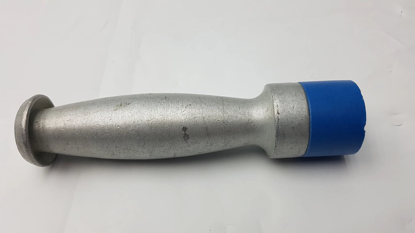 Richards 11-1560 femoral head driver with silver metallic handle and blue plastic cap for orthopedic surgical use