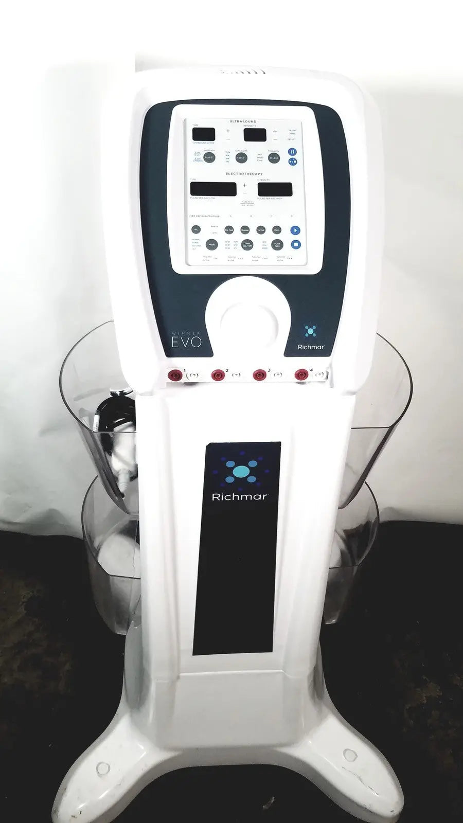 Reuse Medical Richmar Winner EVO ST4 Electrical Stim Chiropractic Physical Therapy With Cart Ultrasound Therapy Units, second-hand product photo 1