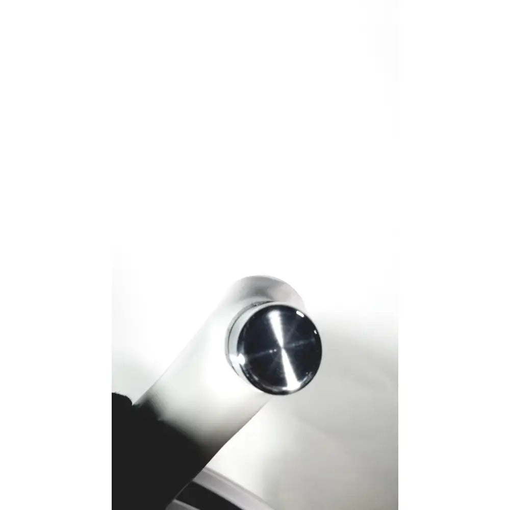Shiny chrome-finished faucet handle with circular brushed metal knob on richmar winner evo st4 electrical therapy cart