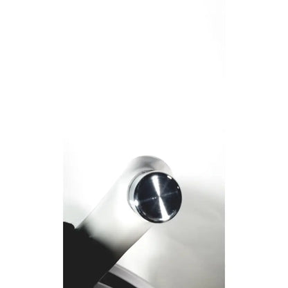 Shiny chrome-finished faucet handle with circular brushed metal knob on richmar winner evo st4 electrical therapy cart