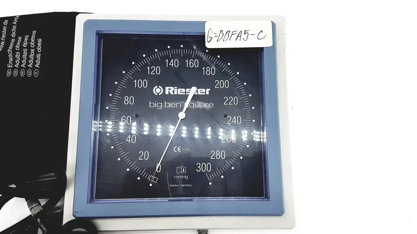 Riester Big Ben Square Sphygmomanometer Blood Pressure Monitor With Adults Cuff Sphygmomanometer, second-hand product photo 11