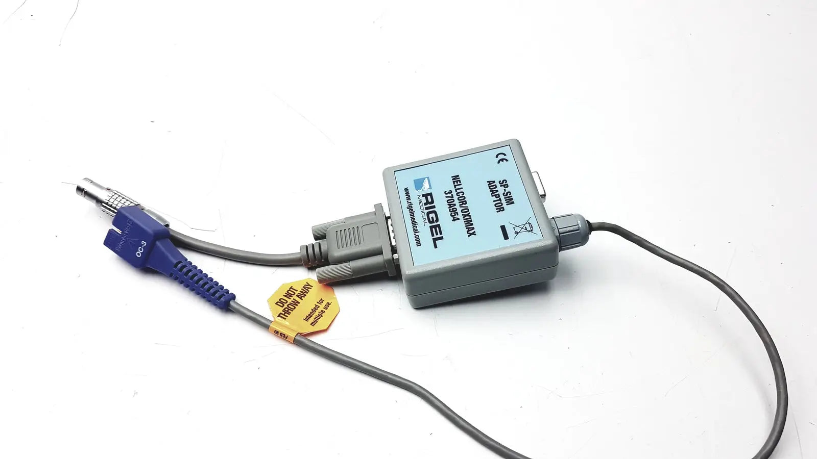 Rigel Medical SP-SIM Adapter Nellcor/Oximax 370A954 SpO2 Simulator Adapter, second-hand product photo 3