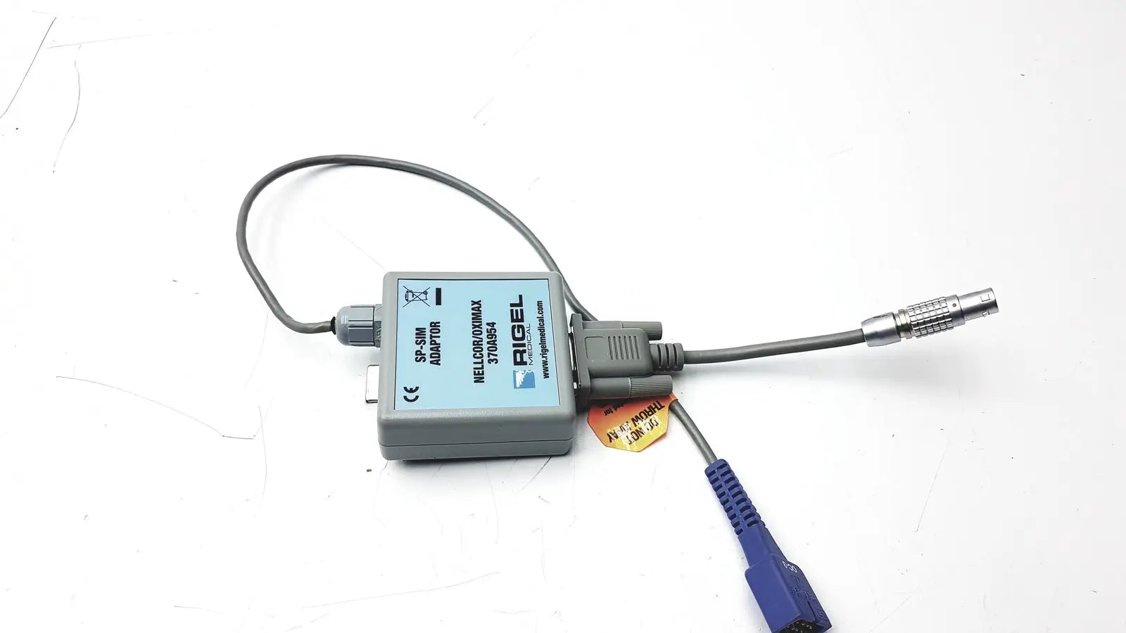 Rigel Medical SP-SIM Adapter Nellcor/Oximax 370A954 SpO2 Simulator Adapter, second-hand product photo 1