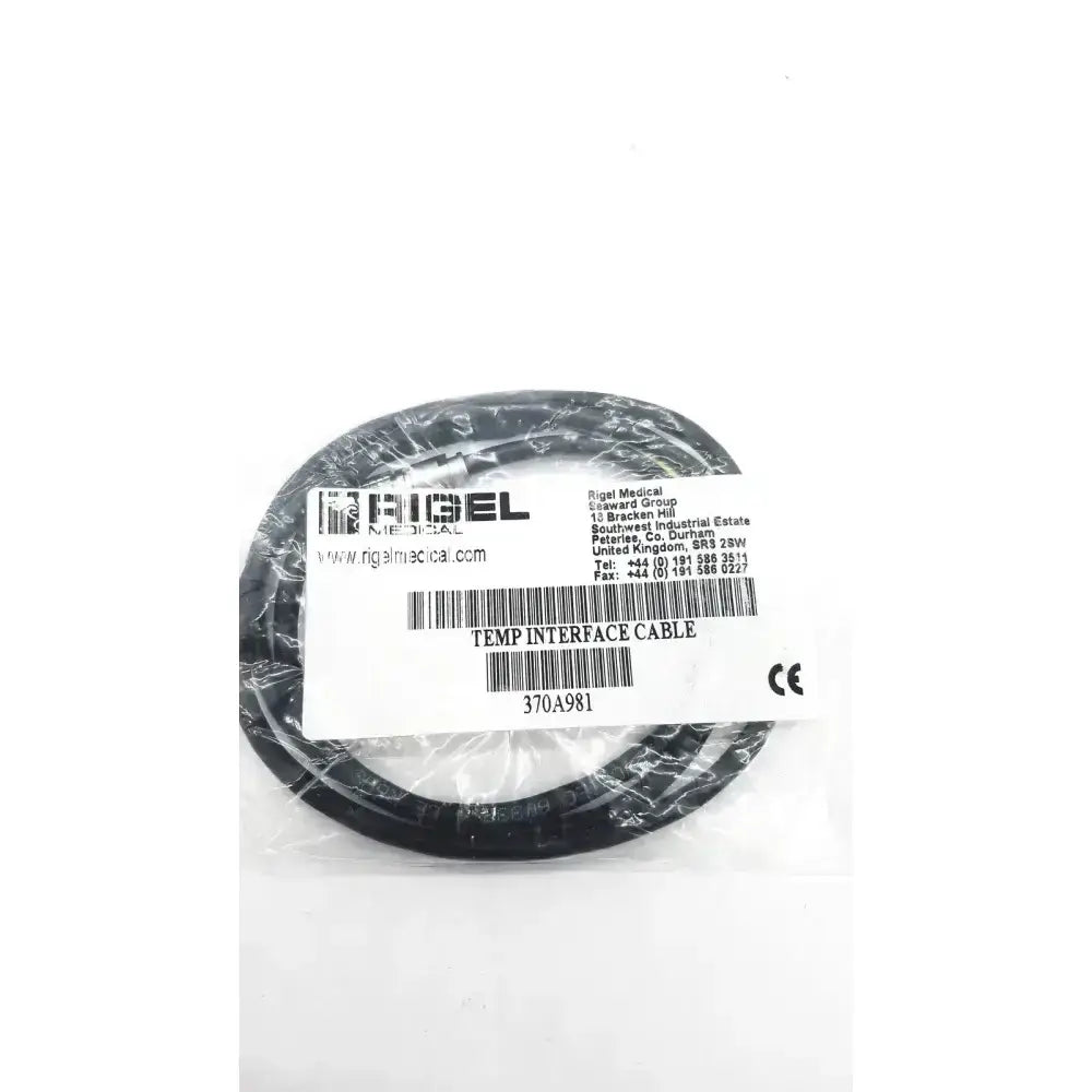 Rigel Medical Temp Interface Cable 370A981 Medical Interface Cable, second-hand product photo 1