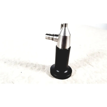 Rigid cystoscope 94509 with silver and black cylindrical body, threaded port, and rounded base for reuse medical use