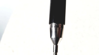 Black rigid cystoscope 94509 with metallic silver tip 0.5mm marking and eraser for reuse medical applications