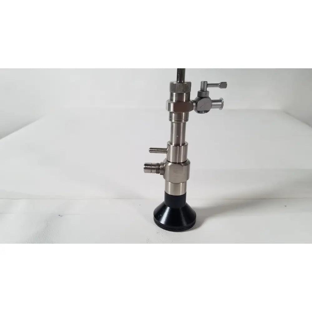 Stainless steel rigid hysteroscopes endonest endoscope with black rubber base and multiple adjustment knobs