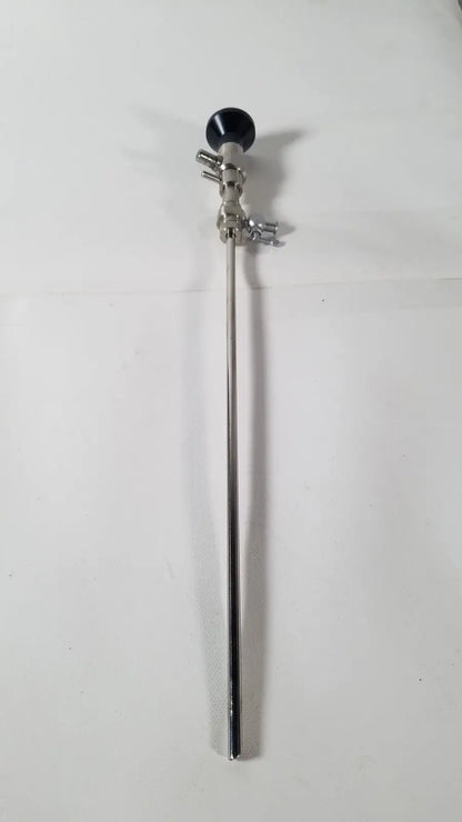 Silver rigid hysteroscopes endonest endoscope 01206 with black spherical tip and metallic joints for surgical use
