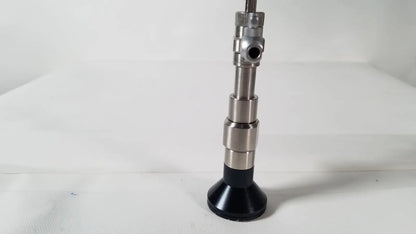Stainless steel rigid hysteroscopes endonest endoscope 01206 with black rubberized base and metallic joints