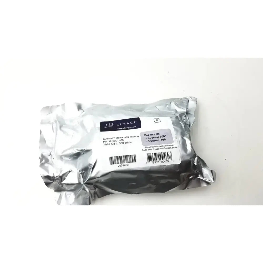 RIMAGE 2001469 Everest 600 / 400 Retransfer Ribbon Up to 500 Prints Retransfer Ribbon, as-is (for parts) product photo 1